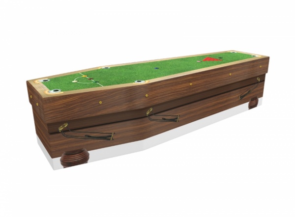 Cardboard Coffin with Snooker picture